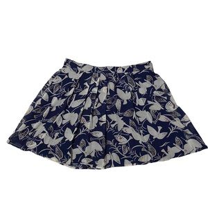 Old Navy Dove Chiffon Pleated Skirt Blue